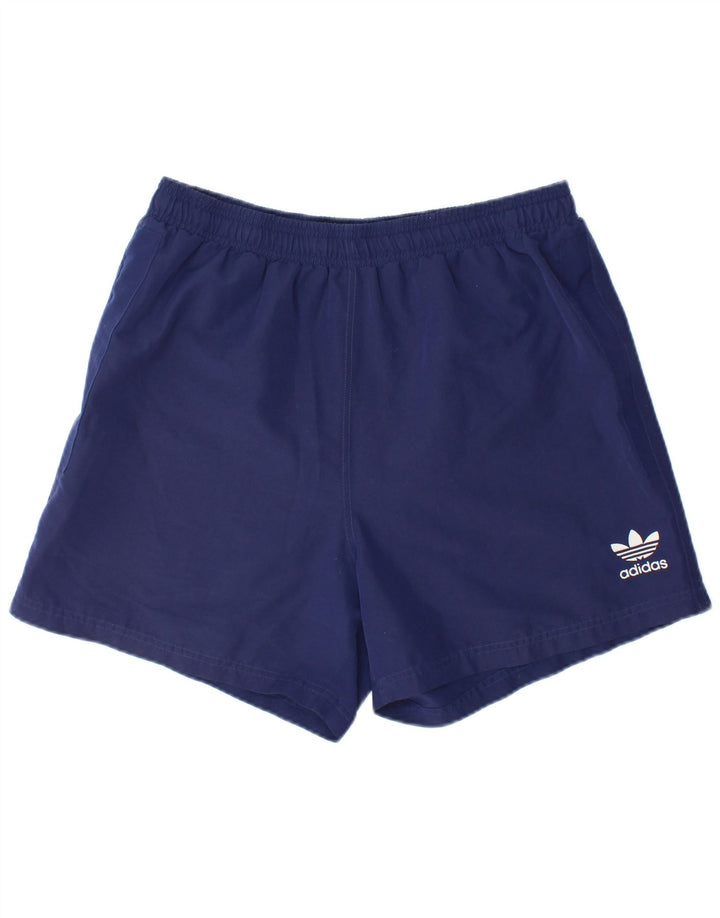 Ανδρικό αθλητικό σορτς Adidas μεγάλο μπλε ναυτικό πολυεστέρα