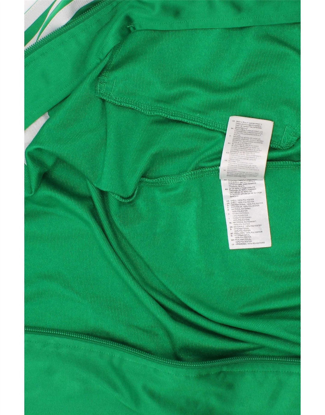 Adidas Boys Graphic αθλητική φόρμα Top Jacket 7-8 Years Green Polyester