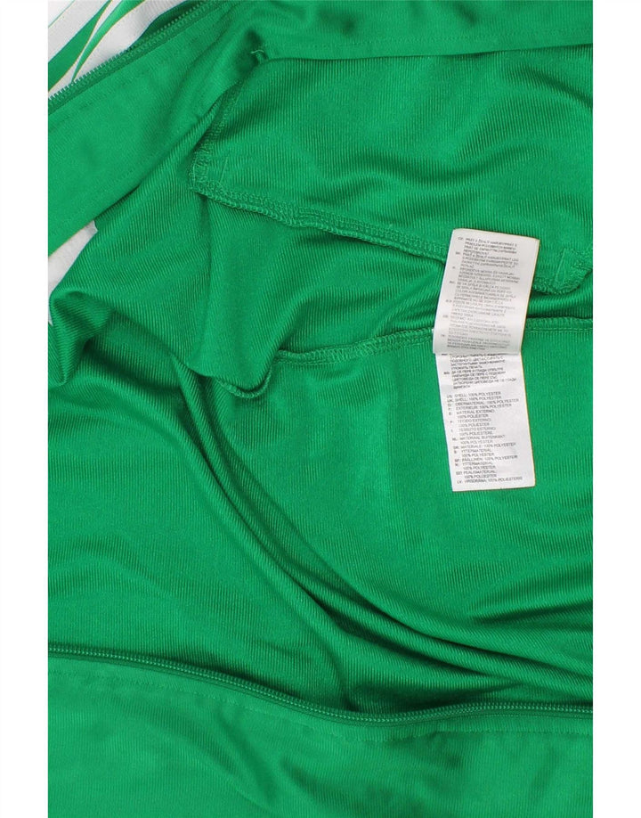 Adidas Boys Graphic αθλητική φόρμα Top Jacket 7-8 Years Green Polyester