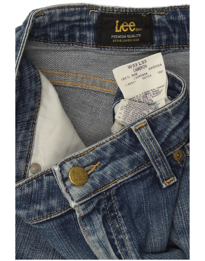 Lee Mens Cameron Bootcut Jeans W33 L33 Μπλε βαμβακερό