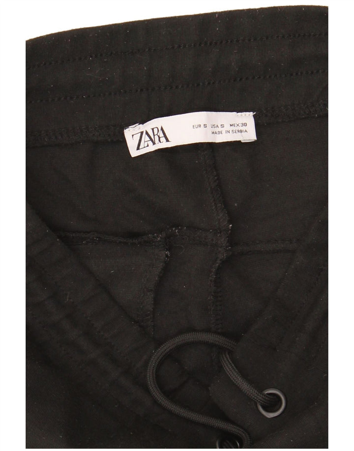 Ανδρική φόρμα Zara Παντελόνι Joggers Μικρό Μαύρο Πολυεστέρα
