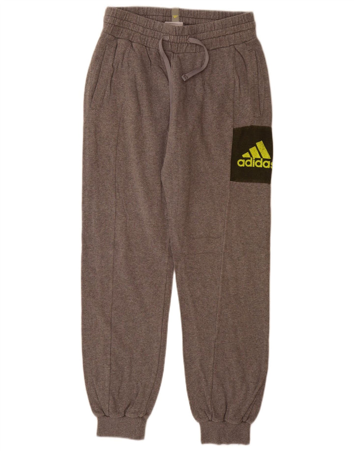 Ανδρική φόρμα Adidas Παντελόνι Joggers UK 36/38 Μικρό γκρι βαμβακερό