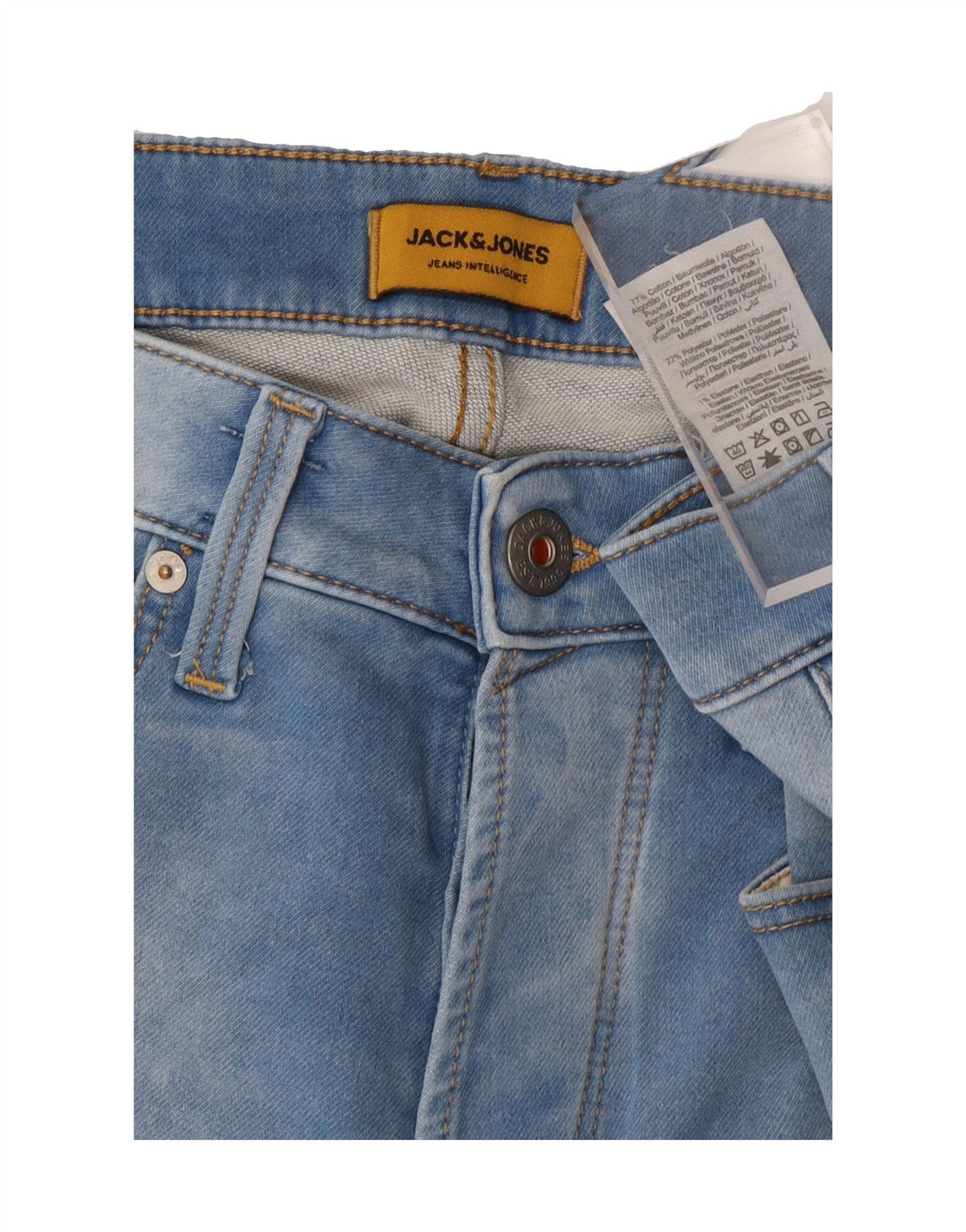 JACK & JONES Mens Regular Denim Shorts W30 Medium Blue Cotton Vintage Jack & Jones and Second-Hand Jack & Jones from Messina Hembry 