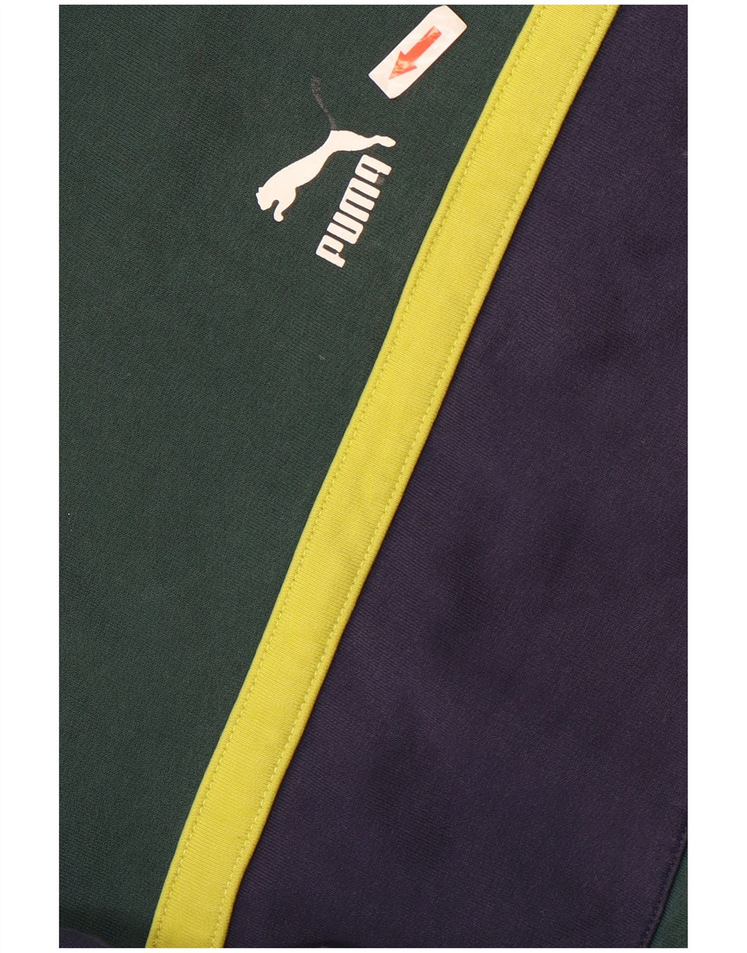 Ανδρικό φούτερ Puma Jumper 3XL Πράσινο Colourblock Βαμβακερό