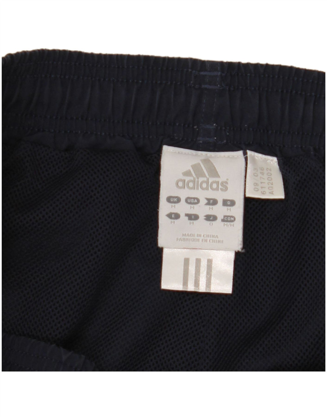 Ανδρικό αθλητικό σορτς Adidas από μεσαίο μπλε ναυτικό πολυεστέρα