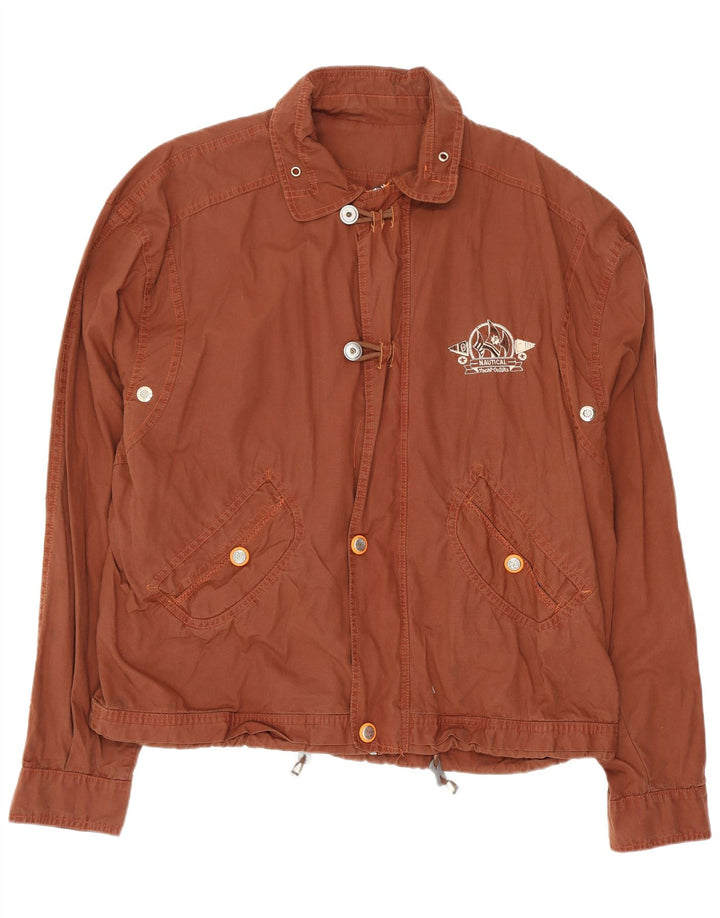 Vintage Mens Yachting Utility Jacket UK 40 Large Brown
