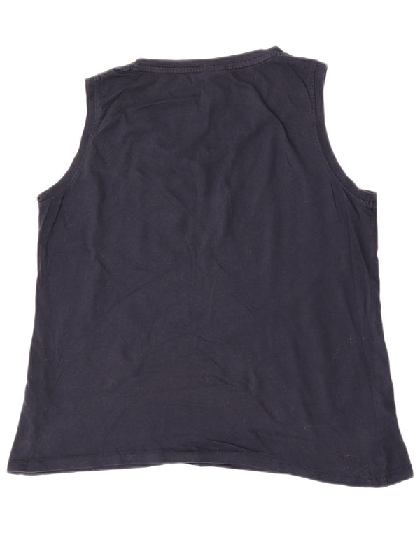 Γυναικείο γιλέκο Weird Fish UK 16 Large Navy Blue Cotton