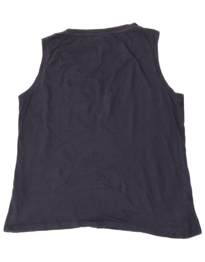 Γυναικείο γιλέκο Weird Fish UK 16 Large Navy Blue Cotton