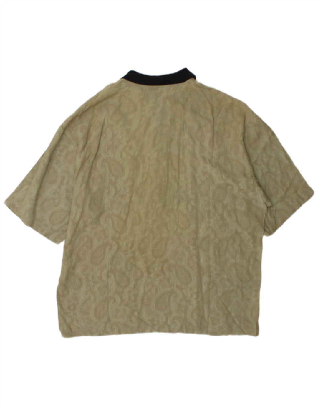 Ανδρικό μπλουζάκι πόλο Silenzio Μικρό Khaki Paisley