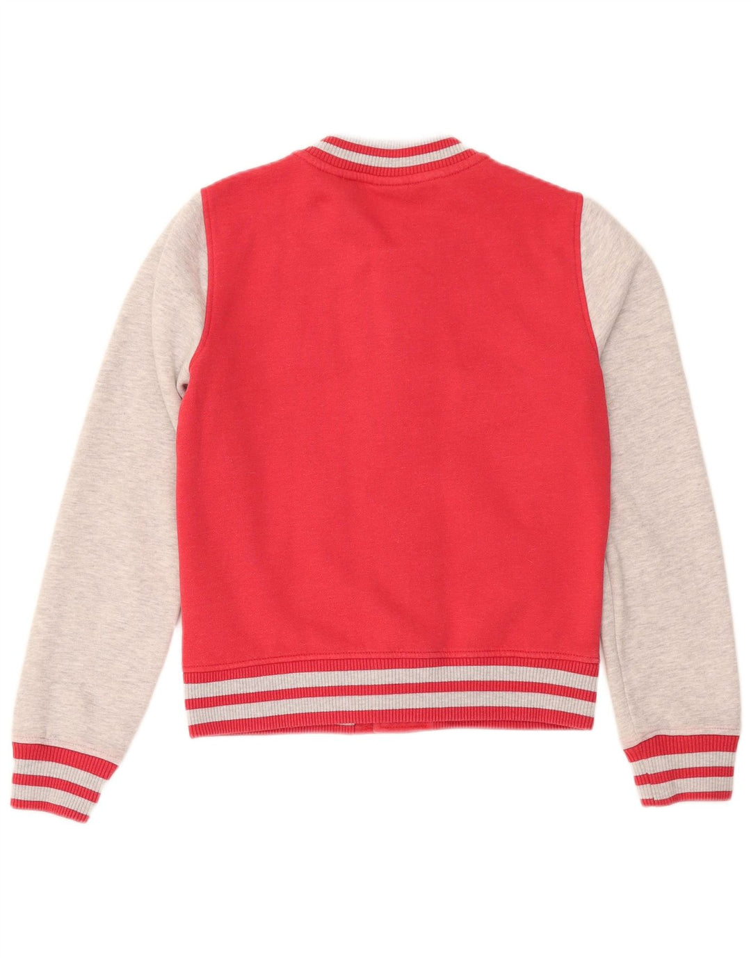 Superdry γυναικείο τζάκετ Varsity UK 10 Small Red Colourblock Βαμβακερό
