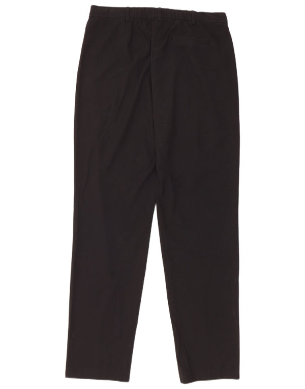 Γυναικείο ψηλόμεσο παντελόνι Chino Marks & Spencer UK 14 μεγάλο W34 L32 μαύρο