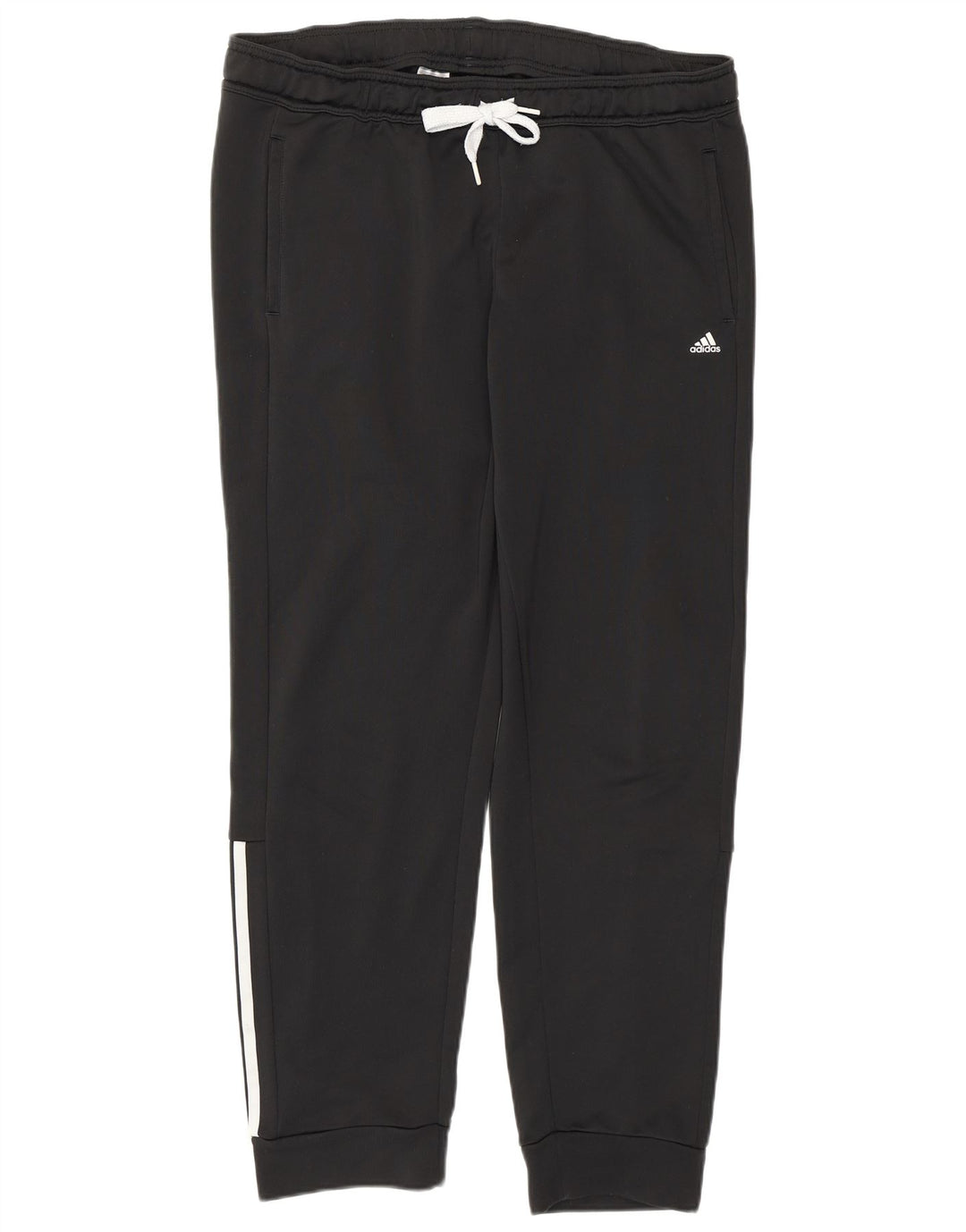 Γυναικεία αθλητική φόρμα ADIDAS Παντελόνι Joggers UK 20/22 XL Μαύρο Πολυεστέρας