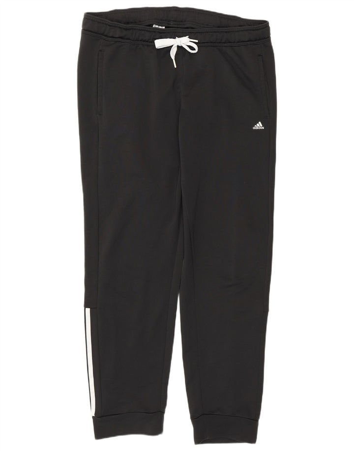 Γυναικεία αθλητική φόρμα ADIDAS Παντελόνι Joggers UK 20/22 XL Μαύρο Πολυεστέρας