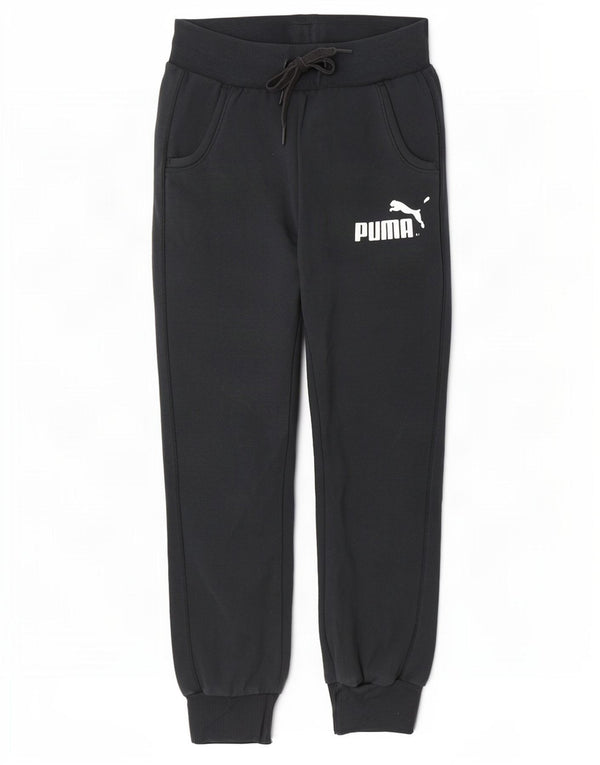 Puma Γυναικεία φόρμα γραφικής φόρμας παντελόνι Joggers UK 8 Small Black