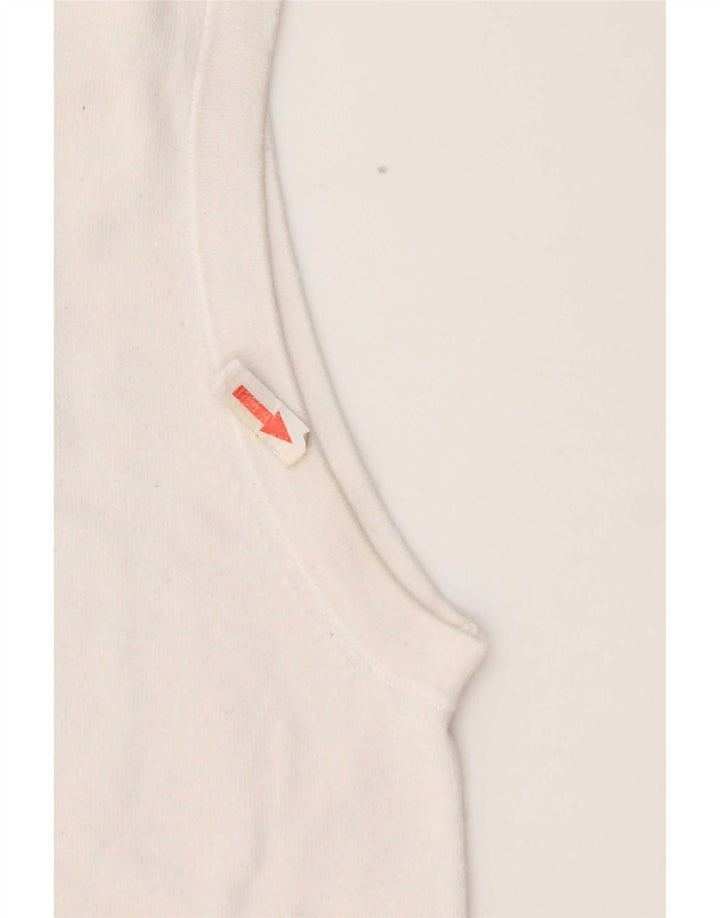 Zara Γυναικείο Γιλέκο Τοπ UK 12 Medium White