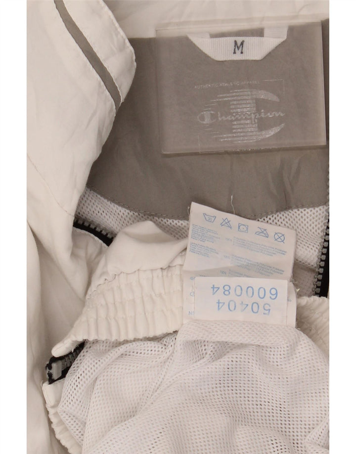 Ανδρική αθλητική φόρμα Champion Top Jacket Μεσαίο λευκό πολυεστέρα