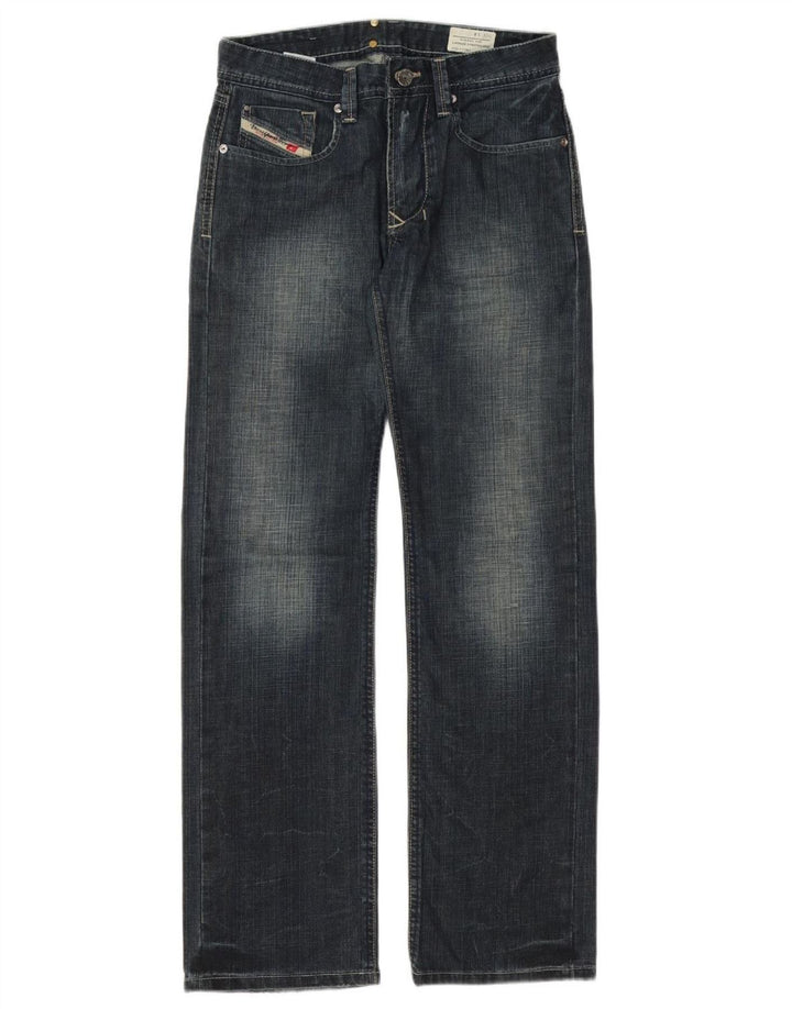 DIESEL Boys Larkee Straight Jeans 13-14 ετών W30 L31 Navy Blue Cotton