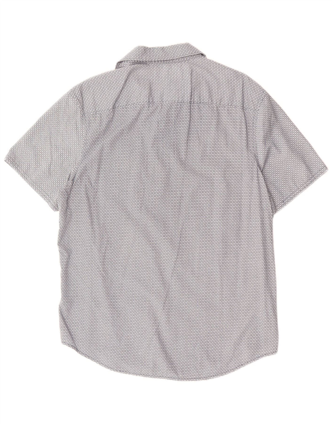 PENGUIN Ανδρικό πουκάμισο Heritage Slim Fit κοντομάνικο μεγάλο μπλε γεωμετρικό