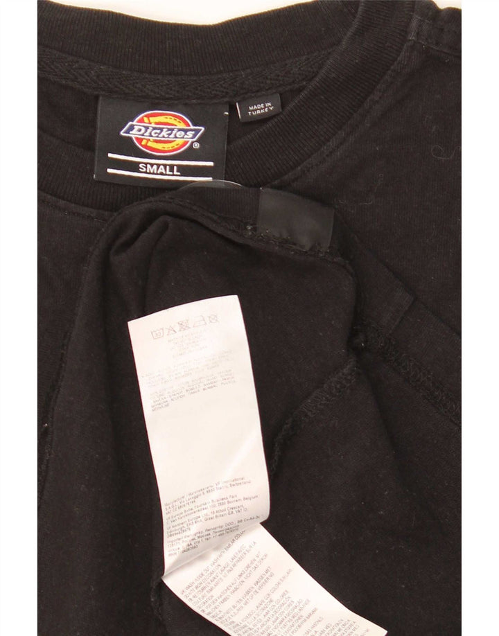 Ανδρικό γραφικό μπλουζάκι Dickies, μικρό μαύρο βαμβακερό