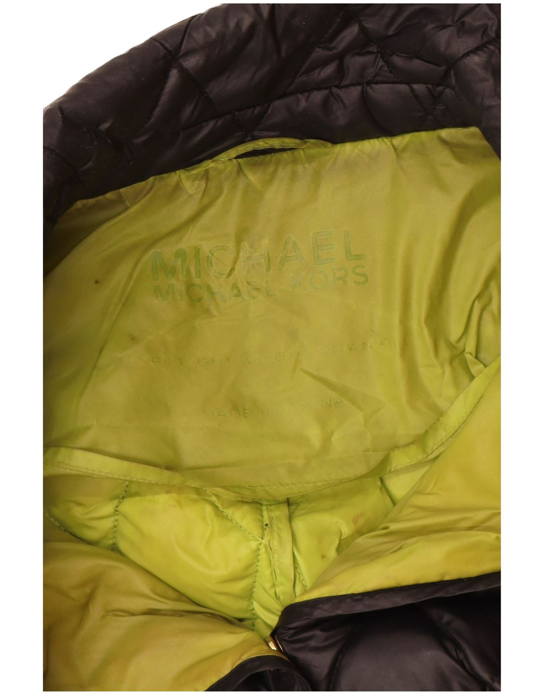 Michael Kors Γυναικείο Καπιτονέ μπουφάν UK 12 Medium Navy Blue Nylon
