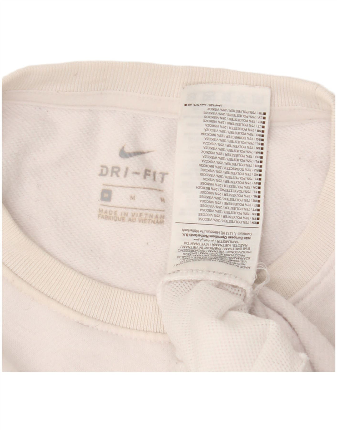 Γυναικείο γραφικό φούτερ Nike Jumper UK 14 Μεσαίο λευκό πολυεστέρας