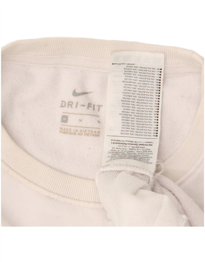 Γυναικείο γραφικό φούτερ Nike Jumper UK 14 Μεσαίο λευκό πολυεστέρας