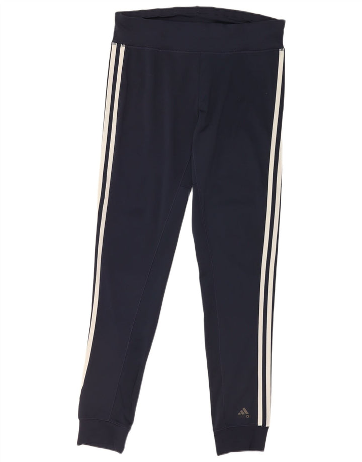 Adidas Γυναικείο κολάν UK 8 Small Navy Blue Polyester
