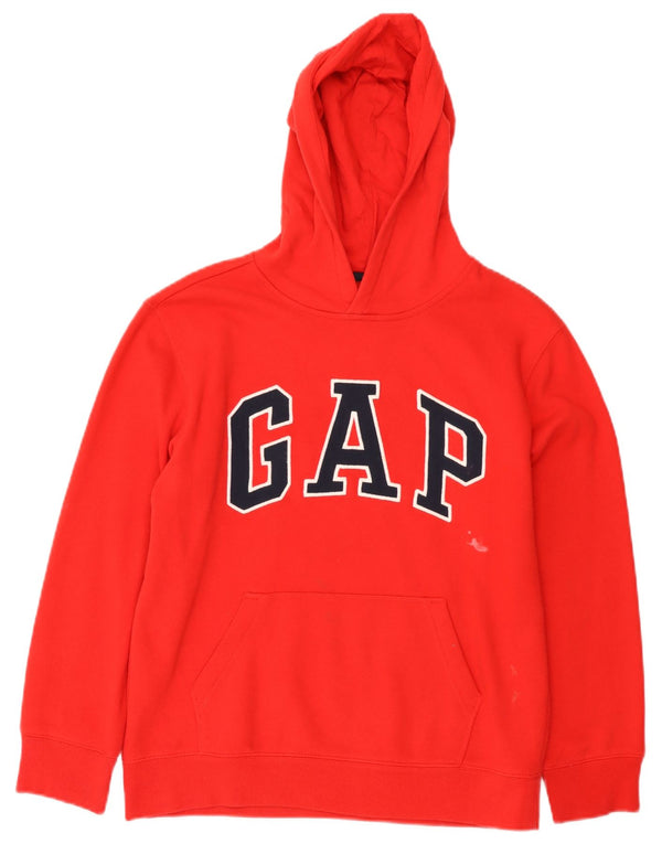 Gap Boys Graphic Hoodie Jumper 11-12 ετών 2XL κόκκινο βαμβακερό