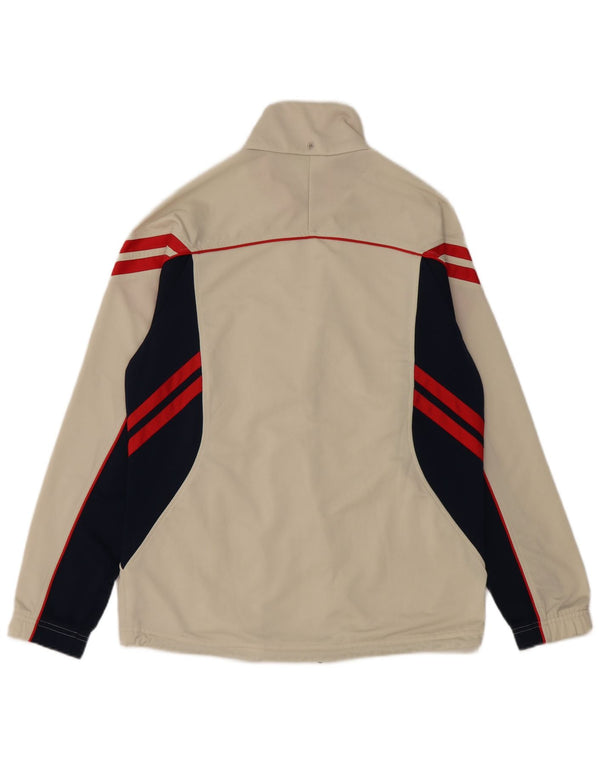Ανδρική αθλητική φόρμα Asics Top μπουφάν Medium Beige Colourblock Polyester