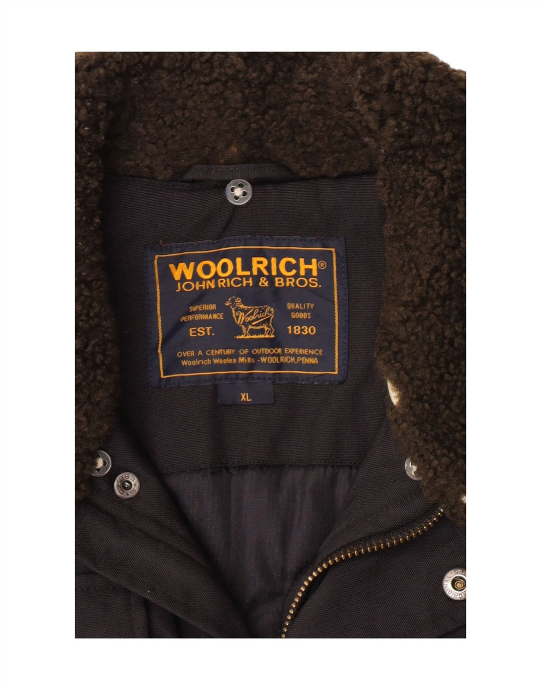 Woolrich Ανδρικό Bomber Jacket UK 42 XL Μαύρο