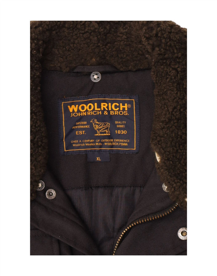 Woolrich Ανδρικό Bomber Jacket UK 42 XL Μαύρο