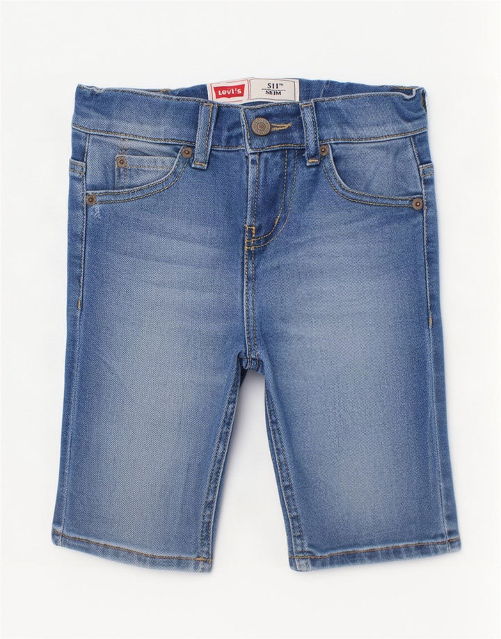 Levi's Boys 511 Slim τζιν σορτς 7-8 ετών W22 Μπλε βαμβακερό