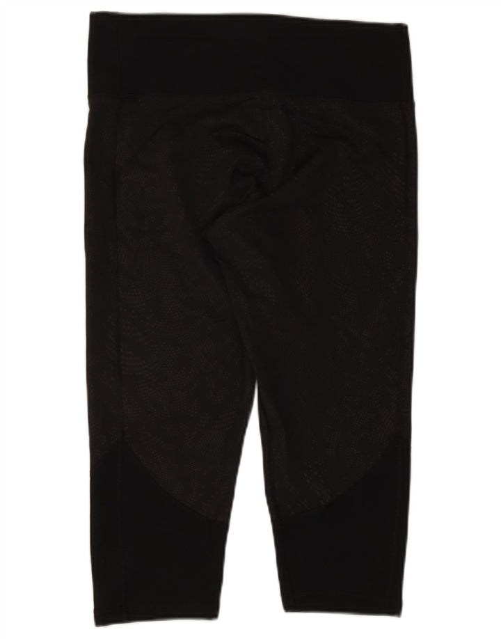 Γυναικεία κολάν ADIDAS Climalite Capri UK 16/18 Large Black Polyester