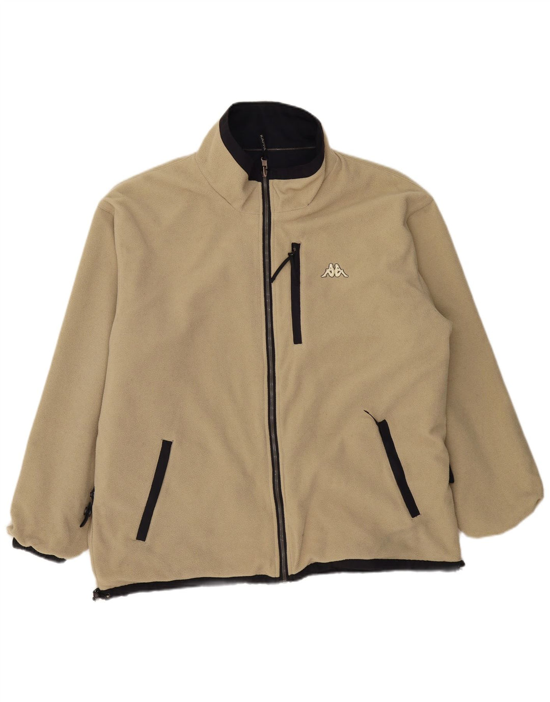 KAPPA Ανδρικό αναστρέψιμο μπουφάν UK 40 Large Navy Blue Polyester