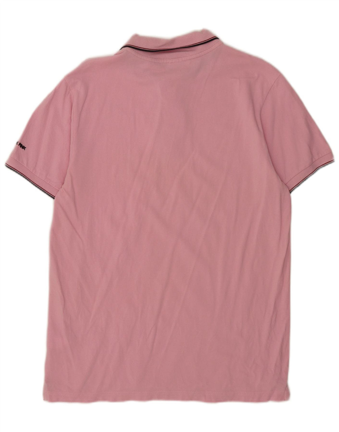 Ανδρικό πουκάμισο πόλο Think Pink, μεγάλο ροζ βαμβακερό