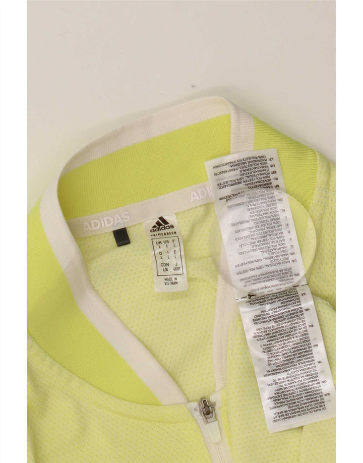 Adidas Γυναικείο Γιλέκο Τοπ UK 14 Large Yellow Polyester