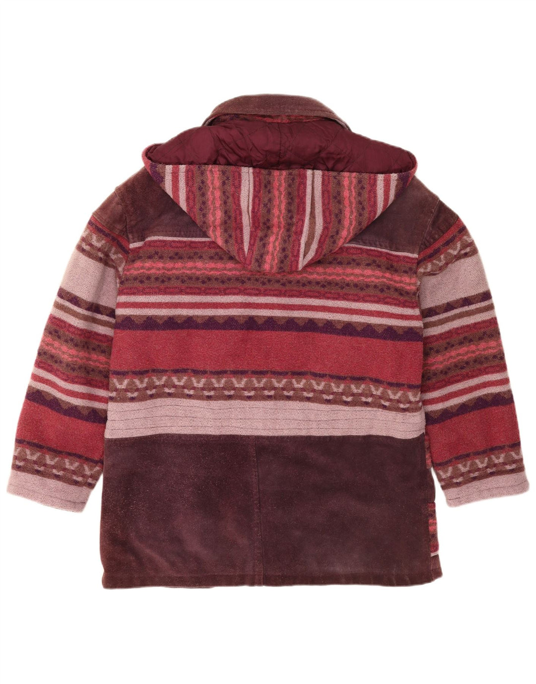 Henri Rossi Γυναικείο Αντιανεμικό Μπουφάν EU 42 Μεγάλο Δέρμα πολύχρωμο