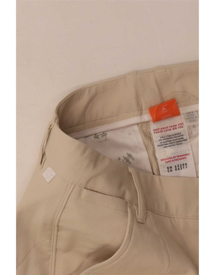 Puma Γυναικείο Παντελόνι Κάπρι W28 L20 Μπεζ Πολυεστέρας