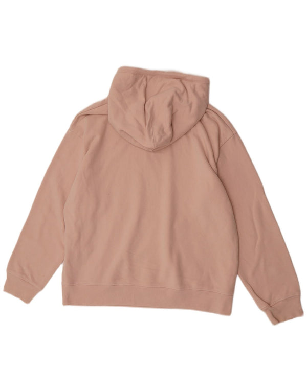 Levi's Womens Hoodie Jumper UK 16 Large Pink Cotton