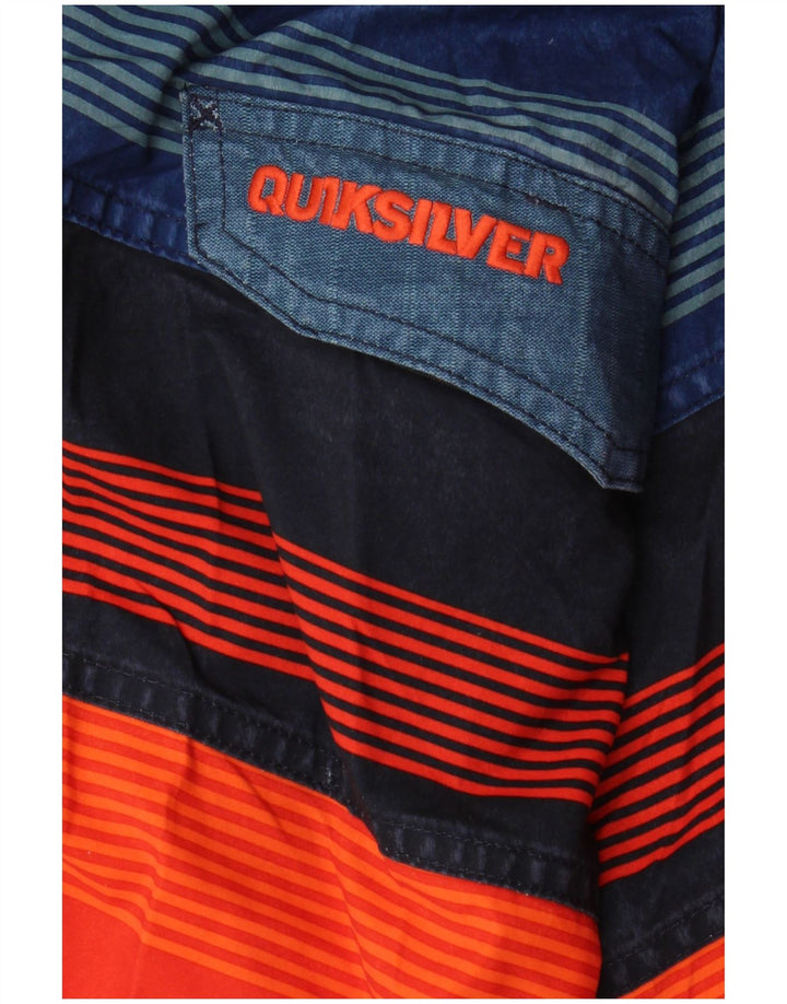 Ανδρικό γραφικό σορτς κολύμβησης QUIKSILVER μεσαίο πολύχρωμο ριγέ