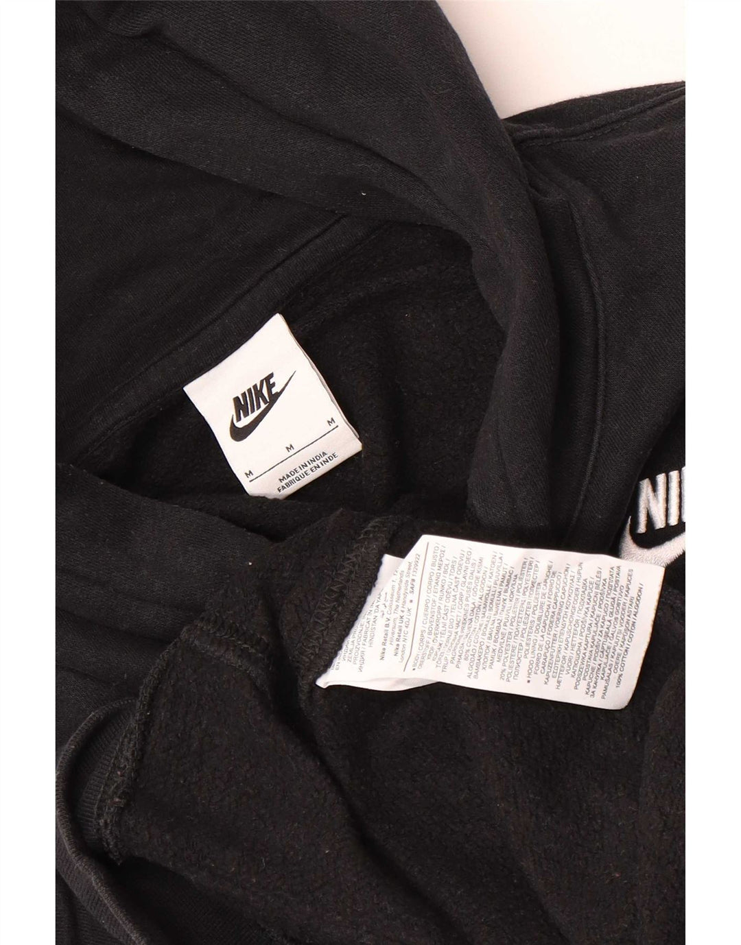 Ανδρικό φούτερ Nike, μεσαίο μαύρο βαμβακερό