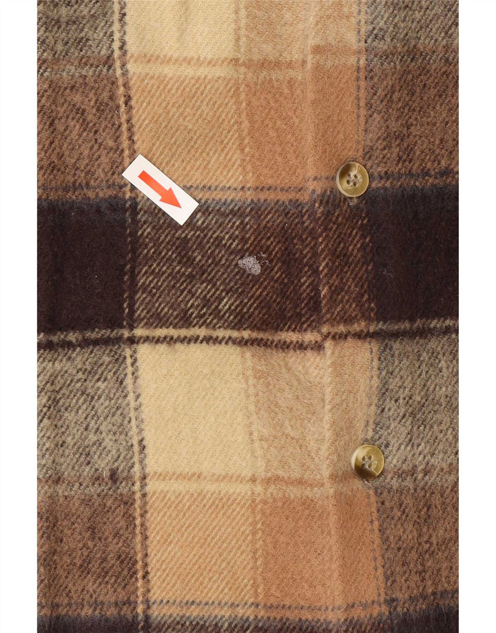 Ανδρικό φανελένιο πουκάμισο Regina 2XL Beige Check Acrylic