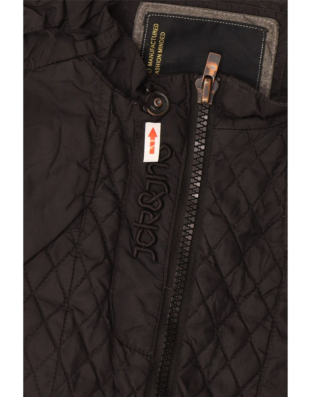 Jack & Jones Ανδρικό καπιτονέ μπουφάν UK 44 2XL Γκρι νάιλον