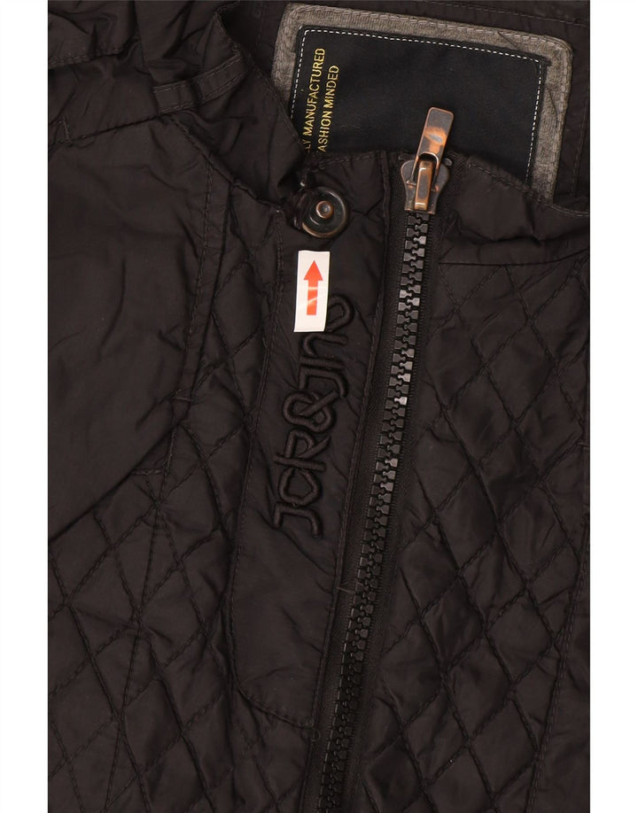 Jack & Jones Ανδρικό καπιτονέ μπουφάν UK 44 2XL Γκρι νάιλον