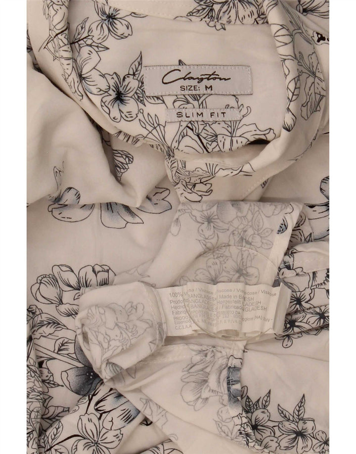 Ανδρικό πουκάμισο Clayton Slim Fit Medium Blue Floral Viscose