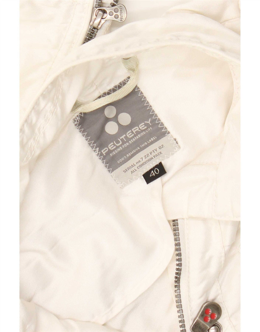 PEUTEREY Γυναικείο Crop Bomber Jacket IT 40 Small White