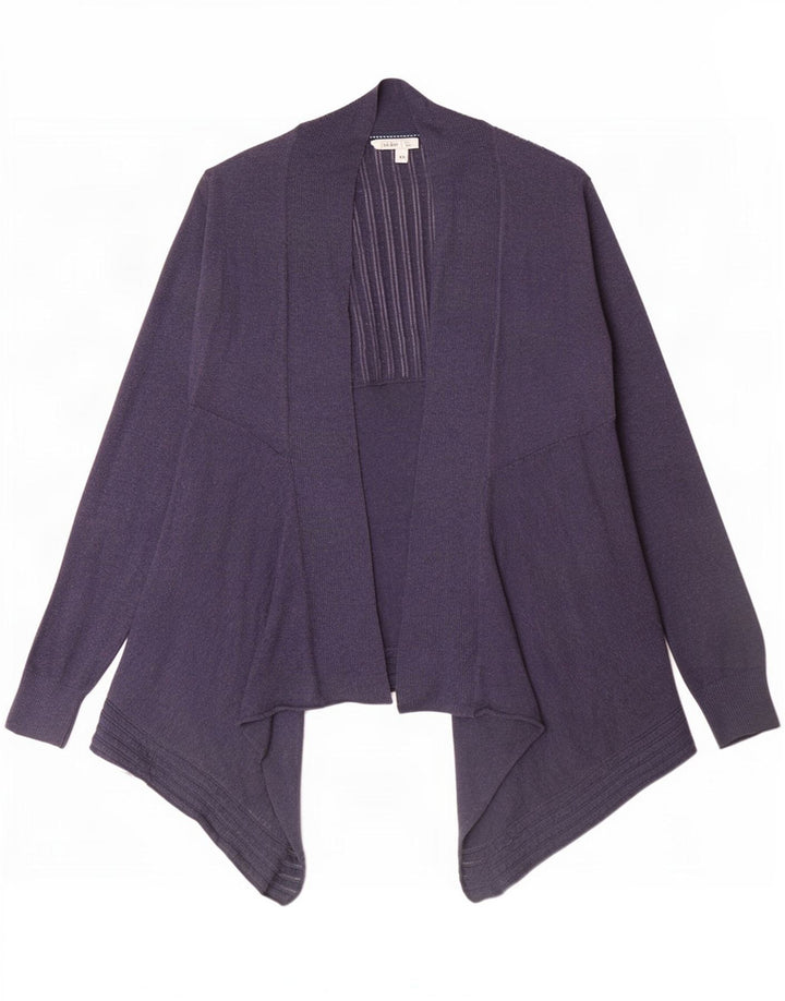 Fat Face Γυναικείο Ασύμμετρο Ανοιχτό Ζακέτα UK 12 Medium Navy Blue