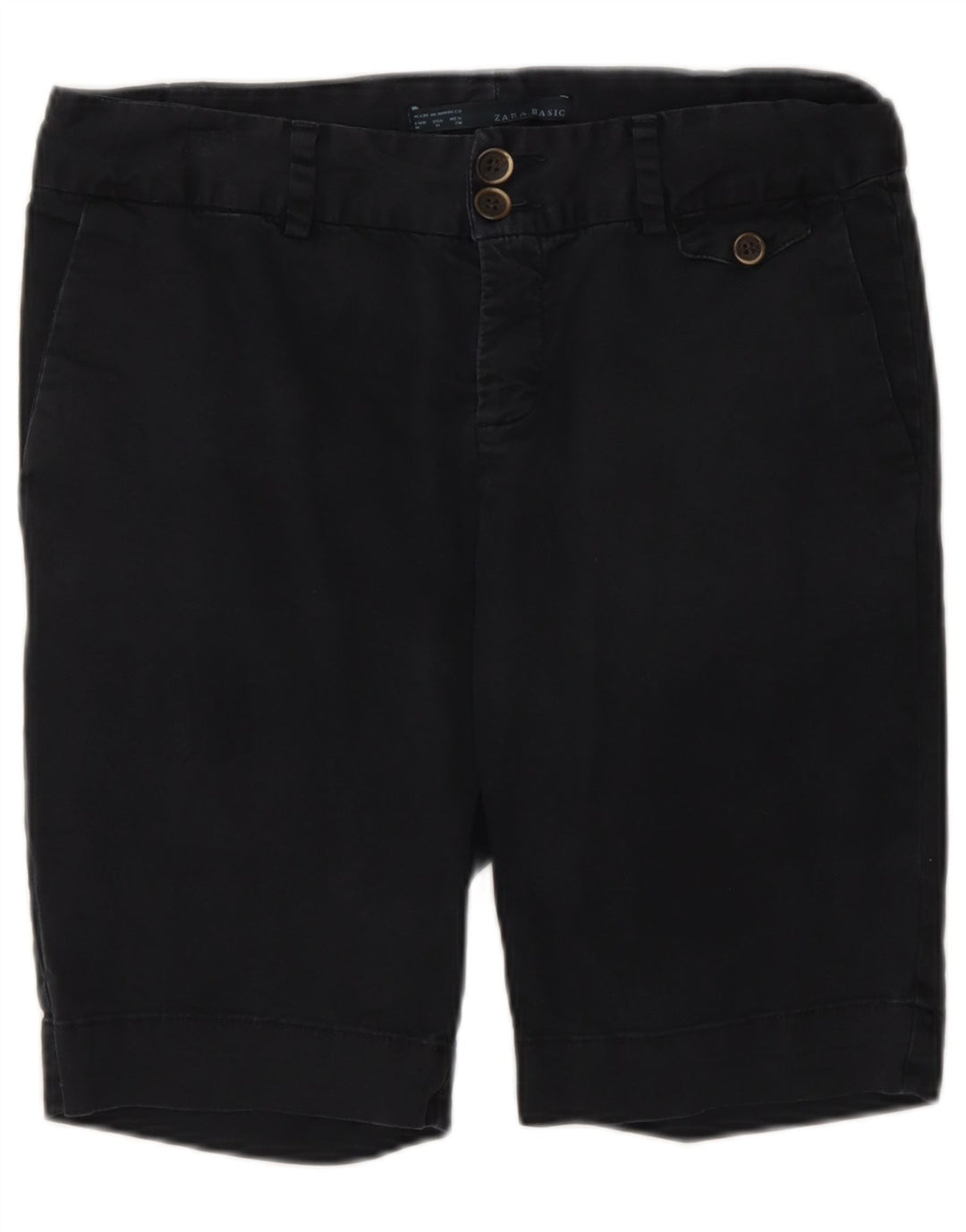 Zara Γυναικείο σορτς Chino Medium W28 Navy Blue