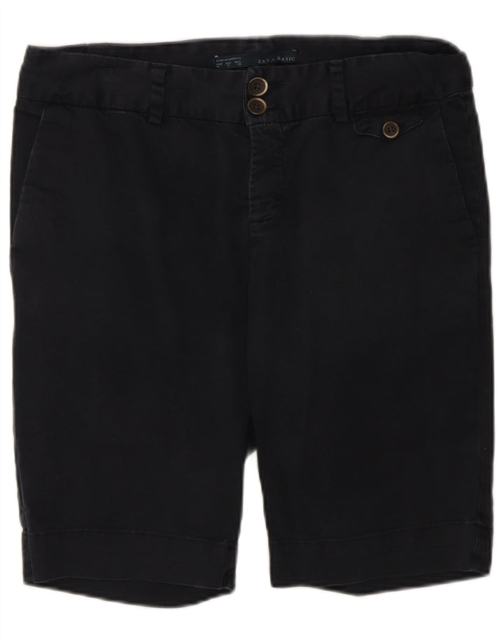 Zara Γυναικείο σορτς Chino Medium W28 Navy Blue