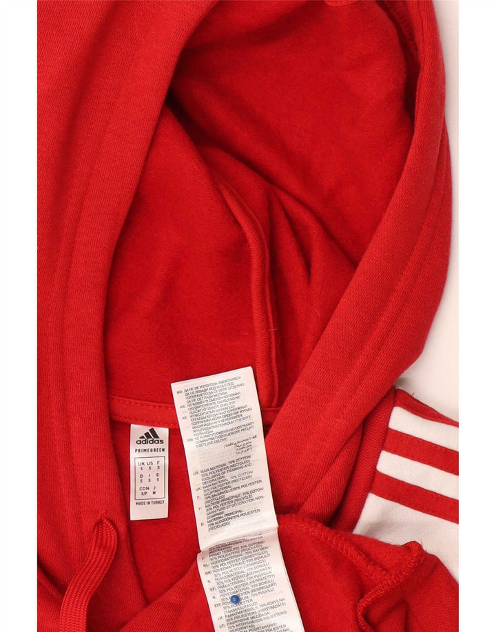 Ανδρικό κουκούλα Adidas Μικρό βαμβακερό κόκκινο
